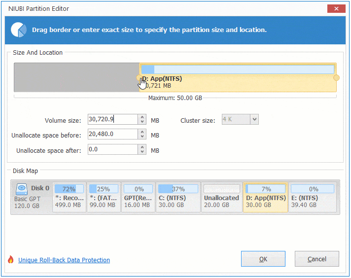 Dドライブを増やす