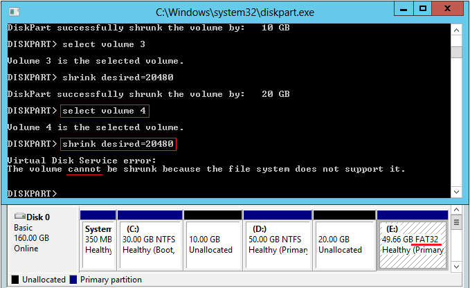 Kann nicht verkleinert werden